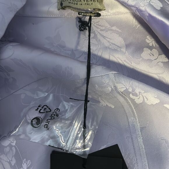 BOTTEGA VENETA lilAc viscose 2018 FLORAL JACQUARD Jumpsuit, Size 42, Large, NWT - Picture 8 of 15